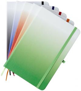 A5 Gradient Hard Cover Notebook With Lined Paper