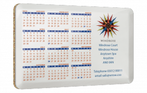 Large Metal Calendar Coasters