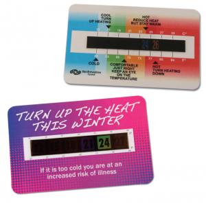 Credit Card Temperature Gauge Cards