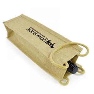 Bordeaux Jute Wine Bag