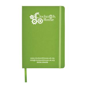 A5 Hardback Notebook With Plain Paper