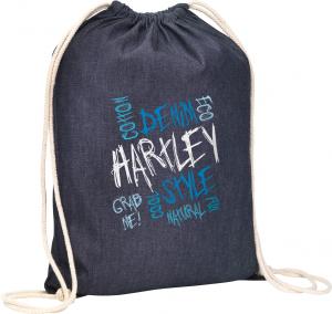 Hartley 8oz Denim Drawstring Bag
