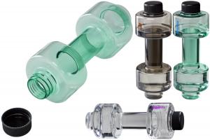 Coach Dumbbell Shaped Plastic Sports Bottle