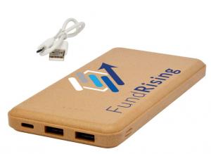 Eco 10,000 mAh Powerbank Made From Wheat/Straw