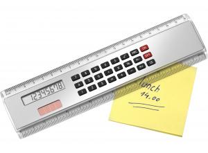 Heather Calculator Ruler 20cm