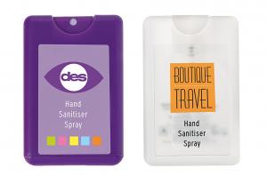 20ml Credit Card Hand Sanitiser